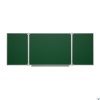 Меловая доска аудиторная трехэлементная магнитная зеленая полимерная (3000*1000) - «ФГОС Поставки»