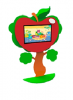 Интерактивная напольная пристенная доска "Яблоко" - «ФГОС Поставки»