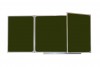 Меловая доска аудиторная трехэлементная магнитная зеленая эмалированная (3000*1000) - «ФГОС Поставки»