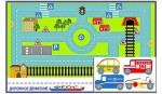 Игровой коврик "Дорожное движение - 4" с набором транспортных средств - «ФГОС Поставки»