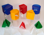 Набор прозрачных геометрических тел с разверткой (8 фигур) - «ФГОС Поставки»