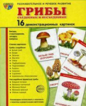 Демонстрационные карточки "Грибы съедобные и не съедобные" - fgospostavki.ru - Екатеринбург