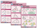 Комплект таблиц по геометрии "Планиметрия. Треугольники" (14 таблиц, формат А1, ламинированные) - «ФГОС Поставки»