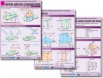 Комплект таблиц по геометрии "Стереометрия. Основные построения в пространстве" (8 таблиц, А1, ламинированные) - «ФГОС Поставки»