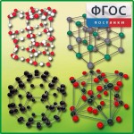 Комплект моделей кристаллических решеток (10 штук) - fgospostavki.ru - Екатеринбург