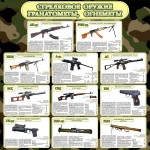 Стенд "Стрелковое оружие гранатометы, огнеметы" Вариант 1 - «ФГОС Поставки»
