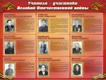 Стенд "Учителя-участники Великой Отечественной войны" - «ФГОС Поставки»