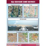 Таблица демонстрационная "Виды изображений земной поверхности" (винил 70*100) - fgospostavki.ru - Екатеринбург