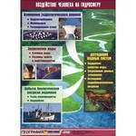 Таблица демонстрационная "Воздействие человека на гидросферу" (винил 70*100) - fgospostavki.ru - Екатеринбург