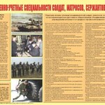 Плакат "Военно-учетные специальности солдат, матросов, сержантов и старшин" - fgospostavki.ru - Екатеринбург