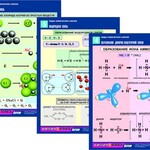 Комплект таблиц по химии раздаточных "Виды химических связей" (цветные, ламинированные, А4, 6 штук) - fgospostavki.ru - Екатеринбург
