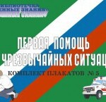 Комплект плакатов "Первая помощь при чрезвычайных ситуациях" - fgospostavki.ru - Екатеринбург