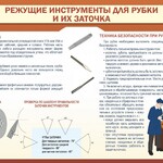 Стенд "Режущие инструменты для рубки и их заточки" - fgospostavki.ru - Екатеринбург