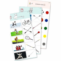 Комплект из 10 карточек "Обучающий калейдоскоп для ДО. Спорт вокруг нас" - «ФГОС Поставки»