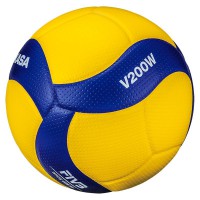 Мяч волейбольный Mikasa V200W (размер 5, синтетическая кожа, профессиональный) - fgospostavki.ru - Екатеринбург