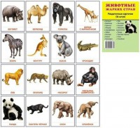 Раздаточные карточки "Животные жарких стран" - «ФГОС Поставки»