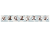 Стенд-лента "Выдающиеся ученые-физики" - fgospostavki.ru - Екатеринбург