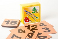 Набор магнитных карточек "Числа от 1 до 20" (фон оранжевый) - fgospostavki.ru - Екатеринбург