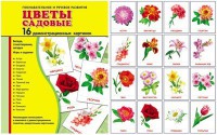 Демонстрационные карточки "Цветы садовые" - «ФГОС Поставки»