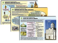 Комплект таблиц по истории "История России с древних времен" раздаточные (цветные, ламинированные, А4, 10 штук) - fgospostavki.ru - Екатеринбург