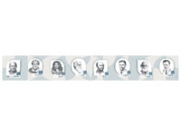 Стенд-лента "Выдающиеся ученые-биологи" - fgospostavki.ru - Екатеринбург