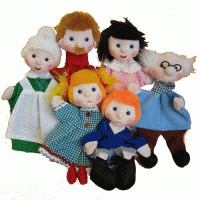 Набор перчаточных кукол для ролевой игры "Семья" - «ФГОС Поставки»