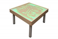 Столик на ножках для рисования песком "Радуга" с подсветкой RGB - «ФГОС Поставки»