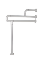 Поручень напольно-настенный с антибактериальным покрытием (белый) - fgospostavki.ru - Екатеринбург