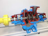 Разрезная модель насоса секционного центробежного типа «ЦНС» - fgospostavki.ru - Екатеринбург