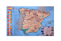 Учебная карта Испания на испанском языке - «ФГОС Поставки»