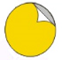 Наклейка информационная (круг желтый) - «ФГОС Поставки»