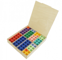 Нумирошка. Набор цветных пластиковых форм 80 шт. в коробке по методике Нумикон - fgospostavki.ru - Екатеринбург