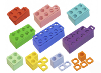 Нумирошка. Набор цветных пластиковых форм 100 шт. по методике Нумикон - fgospostavki.ru - Екатеринбург