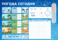 Стенд-уголок маркерный "Погода сегодня" - fgospostavki.ru - Екатеринбург