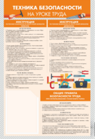 Стенд-уголок "Техника безопасности на уроках труда" - fgospostavki.ru - Екатеринбург