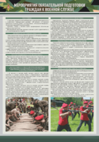 Стенд "Мероприятия обязательной подготовки граждан к военной службе" - fgospostavki.ru - Екатеринбург