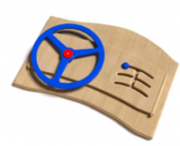 Дидактическая панель с автомобильным рулем - fgospostavki.ru - Екатеринбург