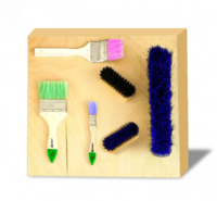 Тактильно-развивающая панель с мягкими кисточками - fgospostavki.ru - Екатеринбург