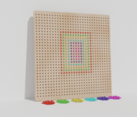 Тактильно-развивающая панель «Радужная мозаика» - fgospostavki.ru - Екатеринбург