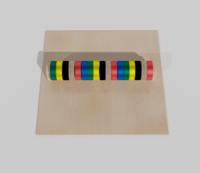 Тактильно-развивающая панель с разноцветными кругами - fgospostavki.ru - Екатеринбург