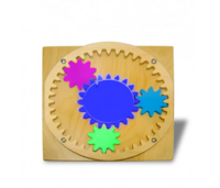 Тактильно-развивающая панель «Цветные шестеренки» - fgospostavki.ru - Екатеринбург