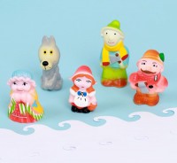 Набор резиновых игрушек «Красная шапочка» - fgospostavki.ru - Екатеринбург