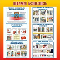 Стенд "Пожарная безопасность" Вариант 4 - fgospostavki.ru - Екатеринбург