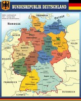 Стенд-карта "Республики Германии" - «ФГОС Поставки»