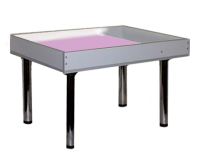 Световой столик для рисования песком напольный 80х60 сантиметров мультиколор с кармашком для песка - «ФГОС Поставки»
