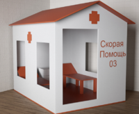 Игровой домик «Скорая помощь» - fgospostavki.ru - Екатеринбург