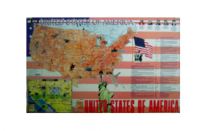 Учебная карта США на английском языке - «ФГОС Поставки»