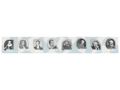 Стенд-лента "Выдающиеся писатели и деятели культуры стран изучаемых языков" (Великобритания) - fgospostavki.ru - Екатеринбург