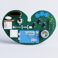 Бизиборд «Зеленое сердце» - fgospostavki.ru - Екатеринбург