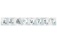 Стенд-лента "Выдающиеся ученые-биологи" - fgospostavki.ru - Екатеринбург